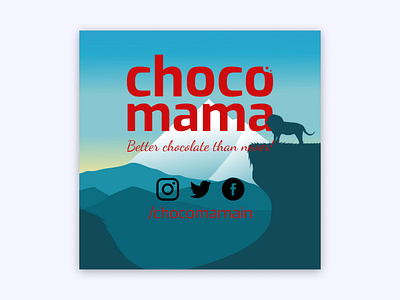 Chocomama branding chocolate chocomama design label logo product product design sticker