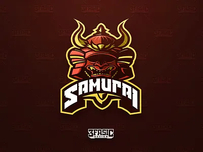 Samurai branding design drawing esport esportlogo illustration ilustrator logo mascot mascot design mascot logo mascotlogo streaming twitch vector youtube