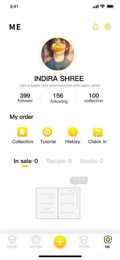 BAKING app baking cake