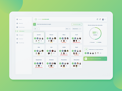 Staff Management Dashboard chart clean colorful dashboad dribbble gauge graphic illustration interface languages management minimal platform product design remote statistics ui uiux ux