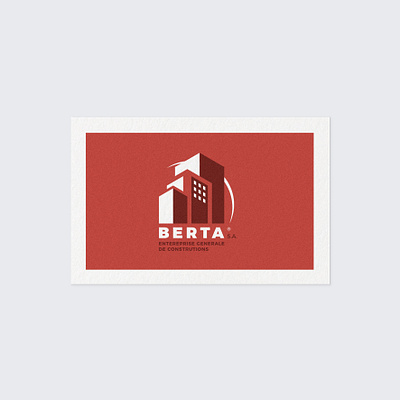 Berta brand brand design branding businesscard constructor logo luxembourg print print design