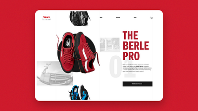 Vans - Daily UI#003 Landing Page dailyui figma sketch ui ux vans web webdesig