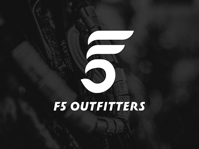 F5 Outfitters branding duck hunt fishing five fowl guide hunting hunting range illustrator kansas logo design monoweight outdoor outfitters sporting tornado turkey waterfowl wings