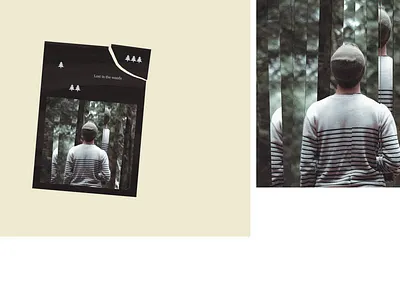 Lost collage collageart design experimental graphic minimal pattern posters trimmed