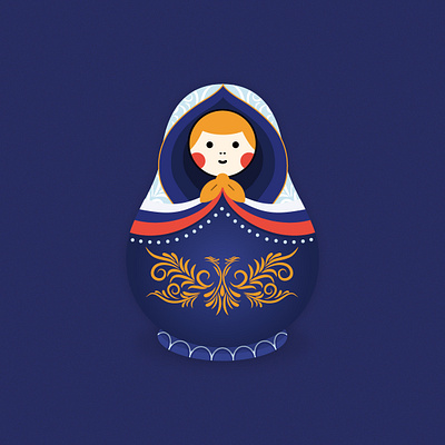Russia Matryoshka illustration russia russia2018 russian doll