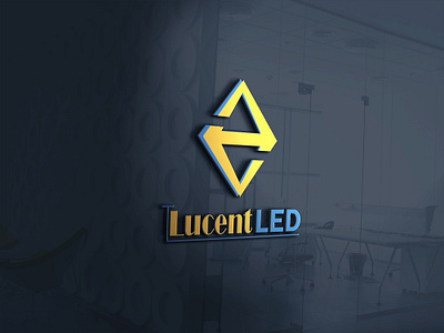 Led logo brand identity brand logo branding business clean design illustraion illustrator logodesign love vector
