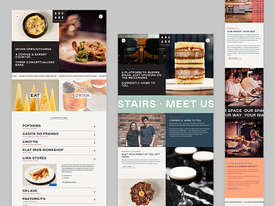 Arcade London | Detail Pages about page arcade london blocks detail pages header homepage modular responsive restaurant ui ux web design webdesign website website design