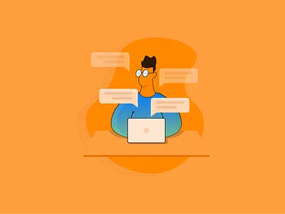 Script art clean design illustration mac message minimal text ui vector web website