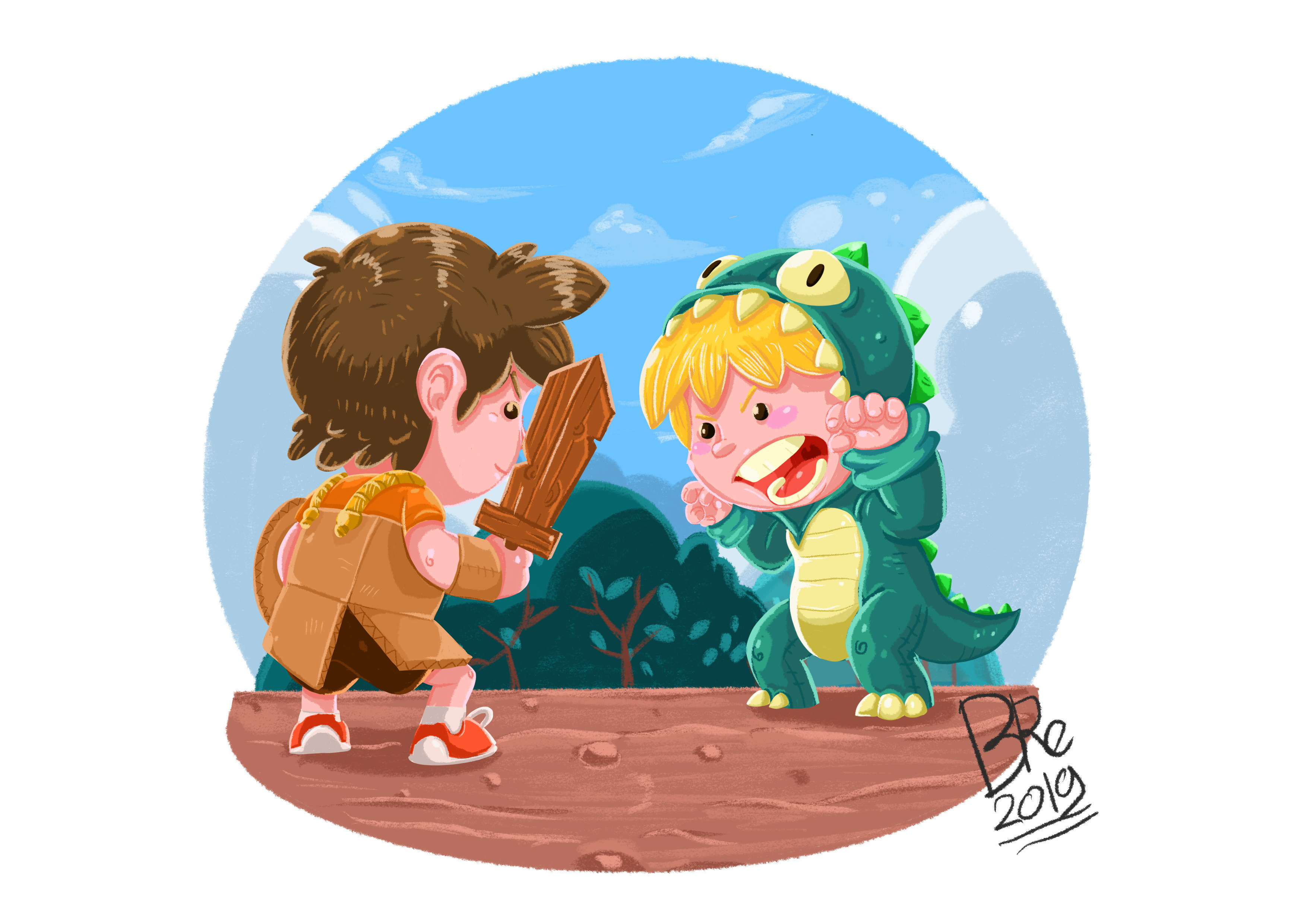 Example of Children Book Illustration