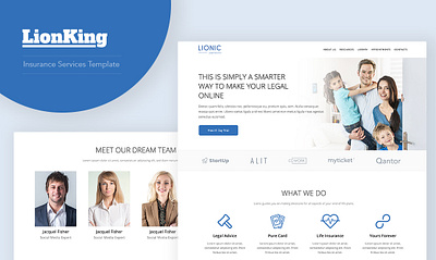 LionKing - WordPress template for Insurance company design gutenberg insurance layer legal retirement ux wordpress theme