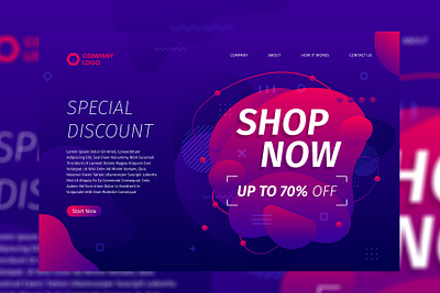 landing page app art branding design digital icon illustration illustrator logo mountain typography web