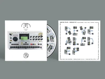 Karsten Pflum: Revealed EP design graphic design music package design