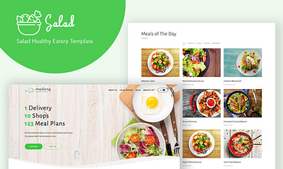 Salad - WordPress Theme for Nutritionist eatery healthy wordpress theme