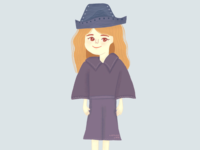 Halloween girl character design children book children illustration digital art editorial graphic design illustration ipad pro kidliart procreate