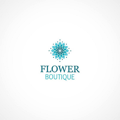 Flower Boutique adobe ilustrator art boutique branding design flower icon illustration logo logo4sale logoforsale vector