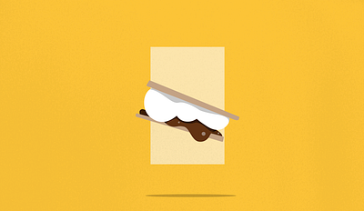 Eat more s'mores design illustrations illustrator