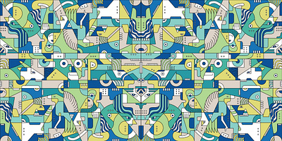 Indonesia Endemic adobe illustrator animal animal illustration design illustration pattern vector