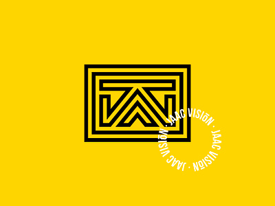 JAAC VISIÓN | Brand ai black brand branding chilean illustrator lineart linework logo mark yellow