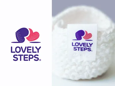 Heart logo - Baby shoes baby clothes baby logo branding veracruz conceptual design creative design creative logo formula creativa heart heart logo hearts knitting logodesign logos logos mexico logos online logotipo personalizado monogram monogram logo steps trademark