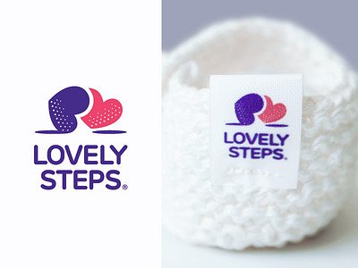Heart logo - Baby shoes baby clothes baby logo branding veracruz conceptual design creative design creative logo formula creativa heart heart logo hearts knitting logodesign logos logos mexico logos online logotipo personalizado monogram monogram logo steps trademark