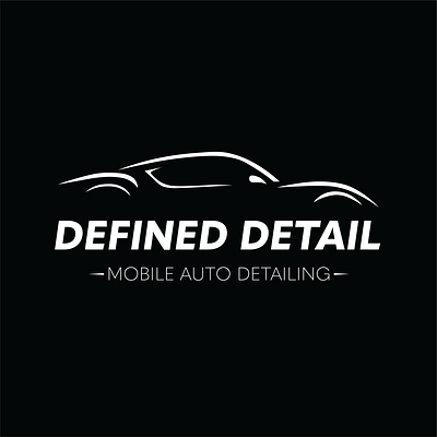 Defined Detail Logo defined detailing grand rapids logo logo design branding logodesign mobile auto detailing muscle car small business