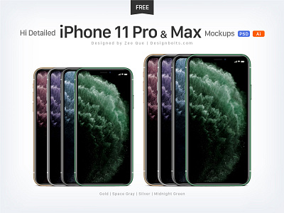 Free iPhone 11 Pro & iPhone 11 Pro Max Mockup PSD & Ai app mockup free download free mockup free psd freebie iphone 11 pro max mockup iphone 11 pro mockup mock up mockup mockup psd psd psd mockup