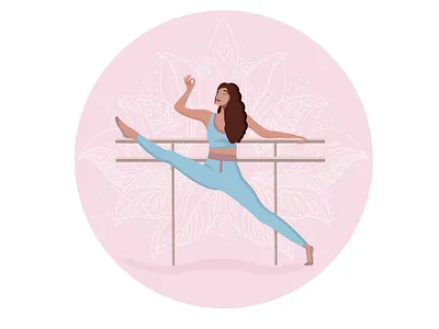 Yoga girl namaste girl illustration mandala namaste om vector yoga yoga pose