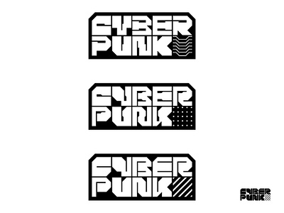 cyberpunk type exploration 2077 cyber cyberpunk design future geometric hud logo logotype mark mecha punk tech technology