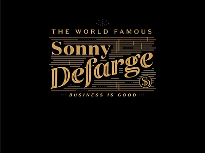 Sonny D merch tshirt typography wrestling