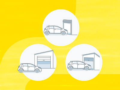 Automobile Icons illustration