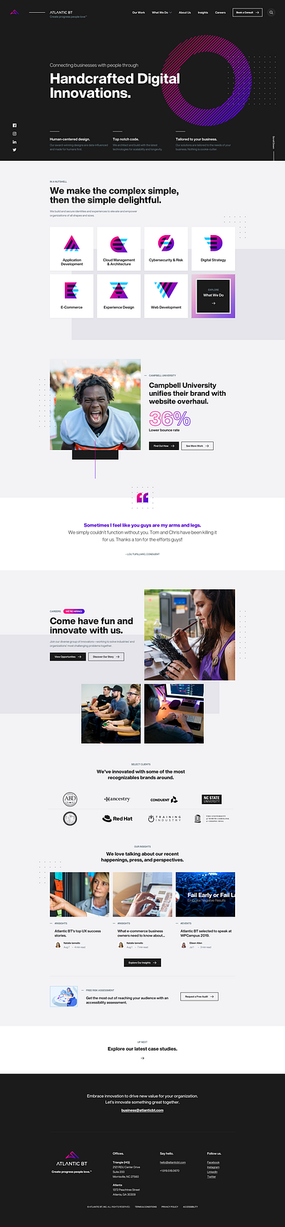 Agency Home Page agency clean colorful dark design desktop flat home home page home screen minimal services simple