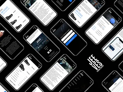 JEEVES mobile version app ui ux