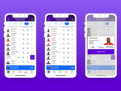 Yahoo Fantasy Redesign football football app minimal sports sports design yahoo