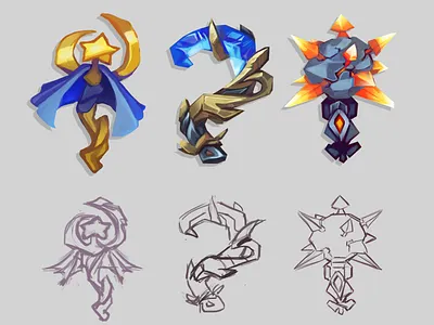 Fantasy Weapon fantasy game artist game dev icon item