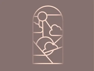 Stained Glass Icon Study Verison 2 icon icondesign iconography