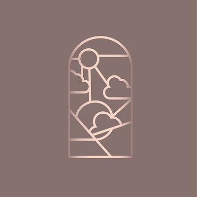Stained Glass Icon Study Verison 2 icon icondesign iconography