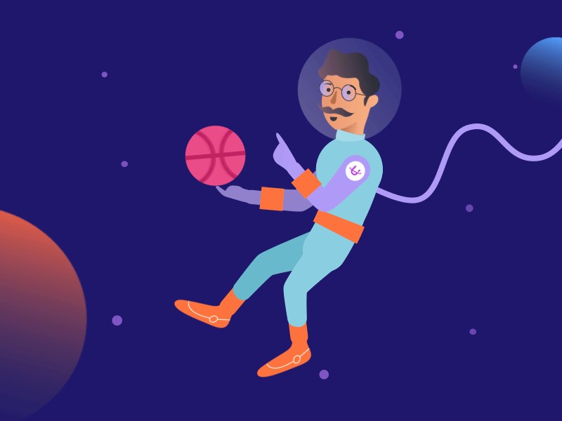 Astronaut astronaut dribble dribblers galaxy invitations planet space spaceship stars universe
