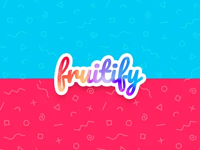 Fruitify logo fruit logo startup