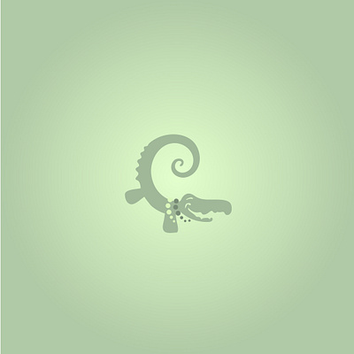 Alligator LOGO mark study alligator icon logo mardigras