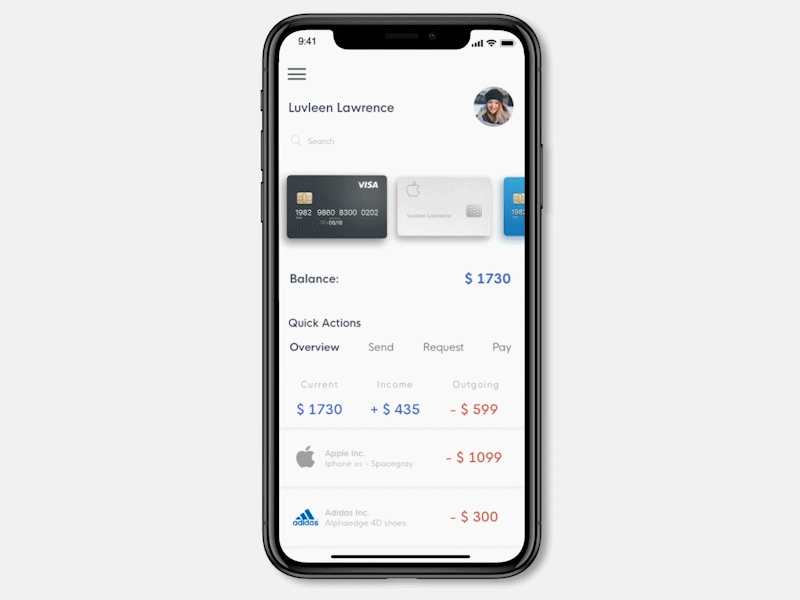 MobilePay UI Design design interaction interaction design ios mobile app payment payment app sketch ui ux