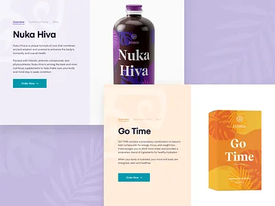 Zennoa Proposed Packaging Design design health juice leaf mockup packaging page product tropical