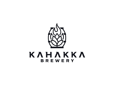 Kahakka Brewery beer branding brewery design illustrator logo logotype mark symbol