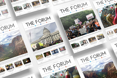 The Forum Newspaper Design graphic design layout design newspaper print design