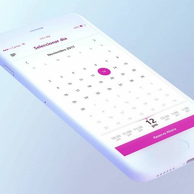 Ui/Ux - Reserva de citas app design ui ux