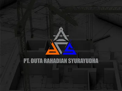 drs Logo project branding design flat logo