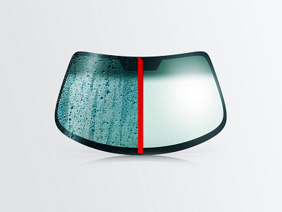 Windshield Icon crystal illustration infographic interface nano rain ui window