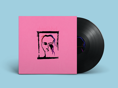 Third Boulevard Vinyl Cover abstract album art cover cover art disc ep lp mockup music music art paint pink record single surrealism vintage vinyl vinyl cover