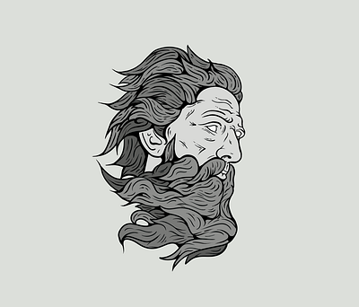 By the Beard of Zeus! branding design illustration illustrator ipad logo logo design sketch vector vector illustration