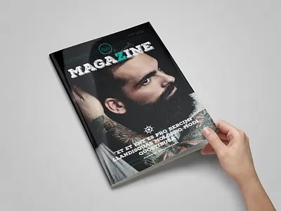 Rustic Magazine Template adobe indesign indesign indesign template magazine magazine cover magazine design magazine layout