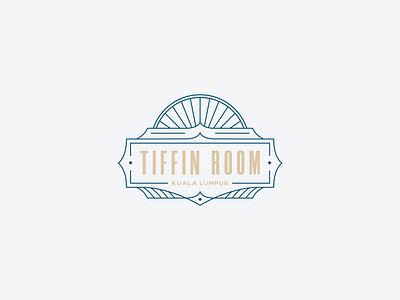 Tiffin Room branding design logo